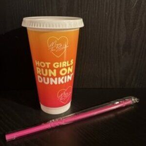 2026 Limited Edition Dunkin Megan thee Stalion Hot Girls Run On Dunkin Cup